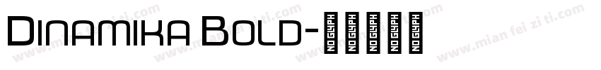 Dinamika Bold字体转换